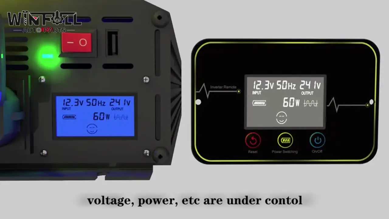 

Low Price 12V Dc 2000W Modified Pure Sine Wave Power Inverter