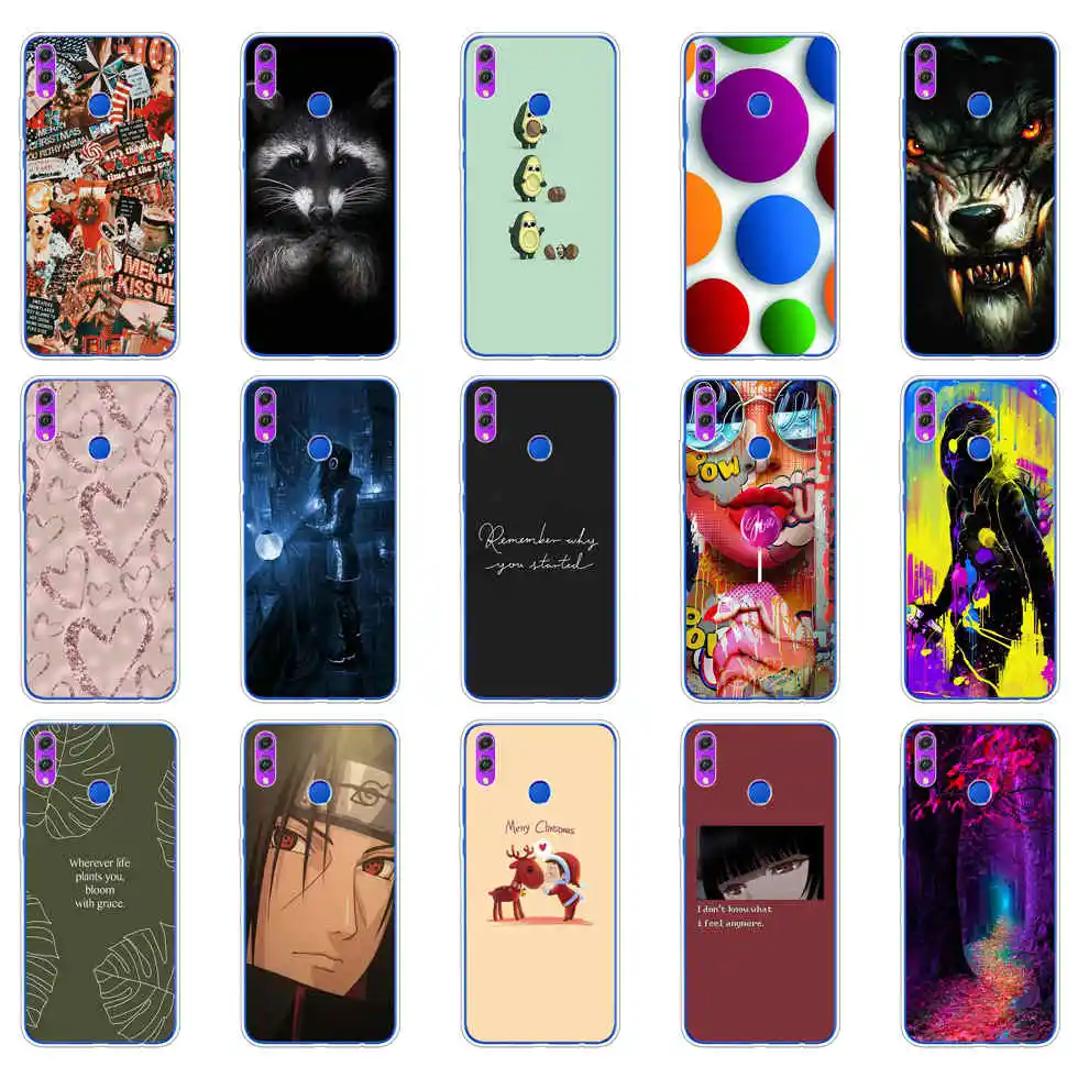 For Huawei Honor 8X Case Cover For Honor8x Case Cute Silicone Back Cover For Protector Huawei Honor 8X 8 X Phone Cases Bumper