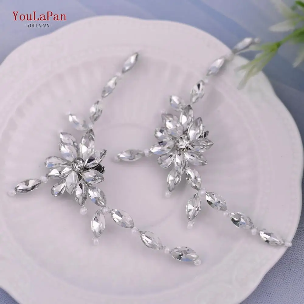 Youlapan X34 2020 Nieuwe Schoen Clip Strass Vleugels Diy Charms Vrouwen Schoenen Clips Bruiloft Hoge Hakken Gesp Accessoires Decoratie