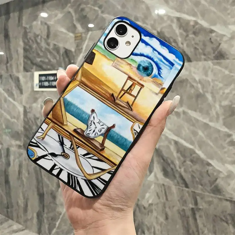 MaiYaCa Salvador Dali Art retro aesthetics Phone Case for iphone 13 11 12 pro XS MAX 8 7 6 6S Plus X 5S SE 2020 XR cover