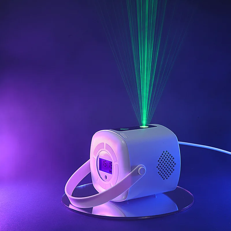 24 Patterns Projector Clock Children Room LED Stars Electronic Clock New Student Alarm Clock Music Night Color Change Lamp Clock