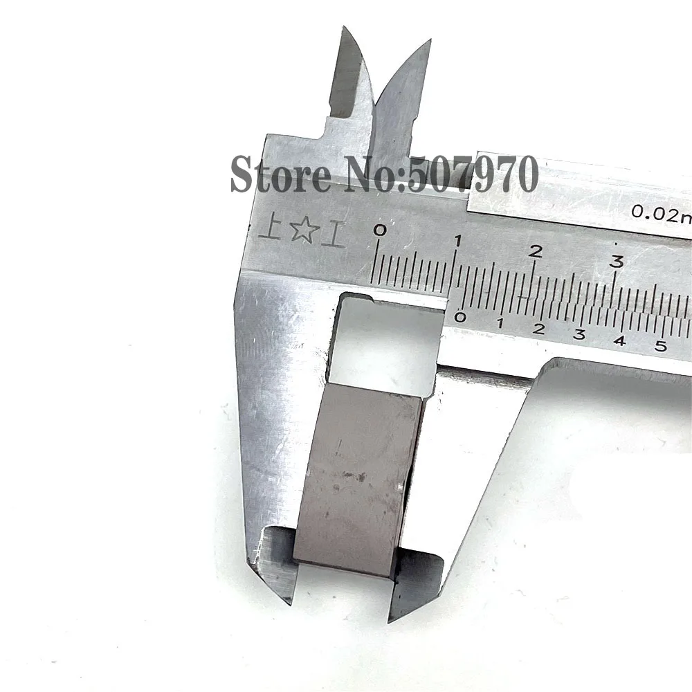 Wire Cut Parts Tungsten Carbide Conductive Block 22.5*9.6*12*6mm 5pcs for CNC Wire Cutting Machine