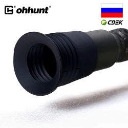 Ohhunt gumowy celownik skalowalności 40mm średnica zakres odrzutu ochraniacz oczu Eyeshade polowanie zakres akcesoria