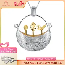 925 Silver Handmade Garden Pendant for Women #4