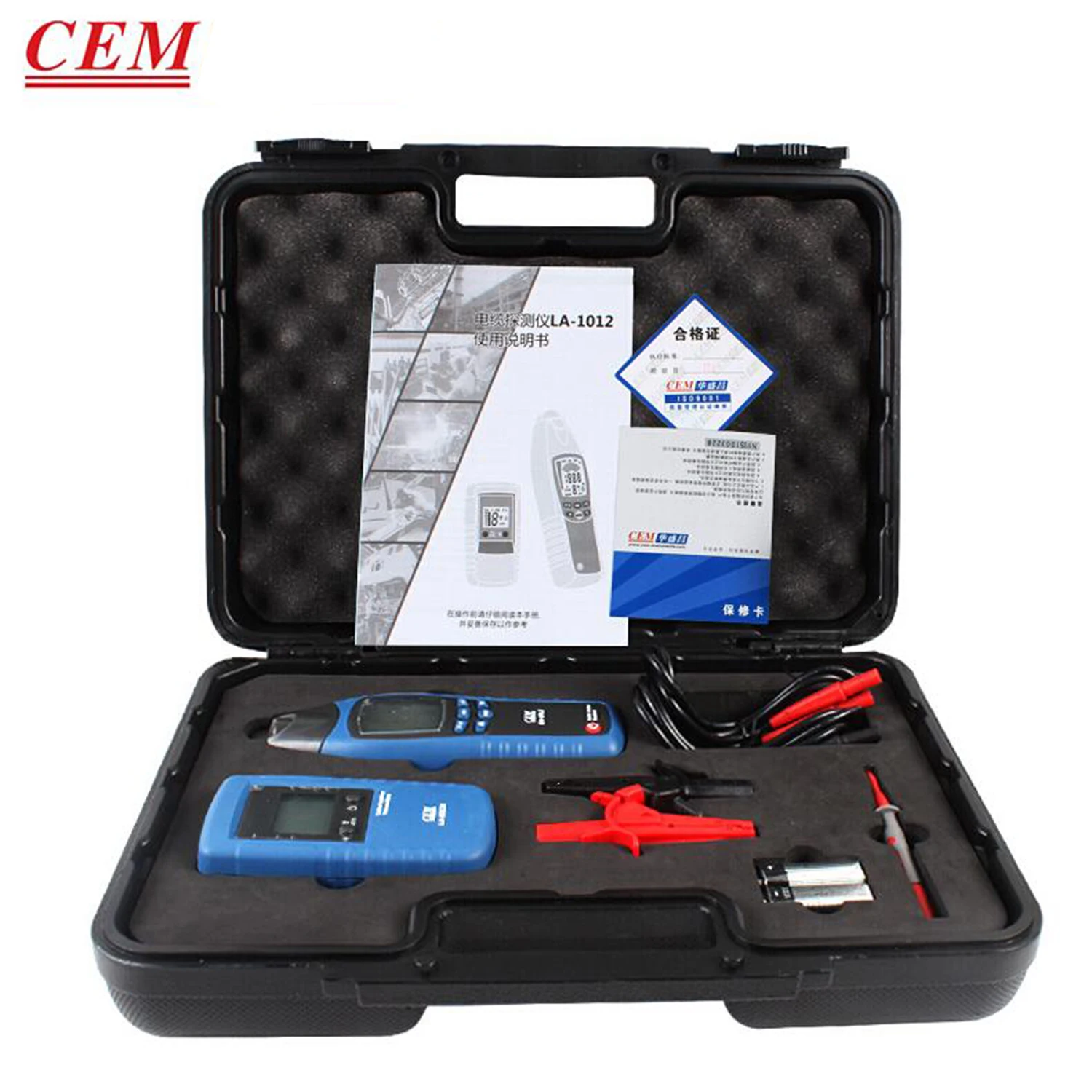 Imagem -06 - Cem La1012 General Cabo Locator Tester Receptor com Transmissor Linha Tracker Linha Encontrar Detector Linha Multifuncional.