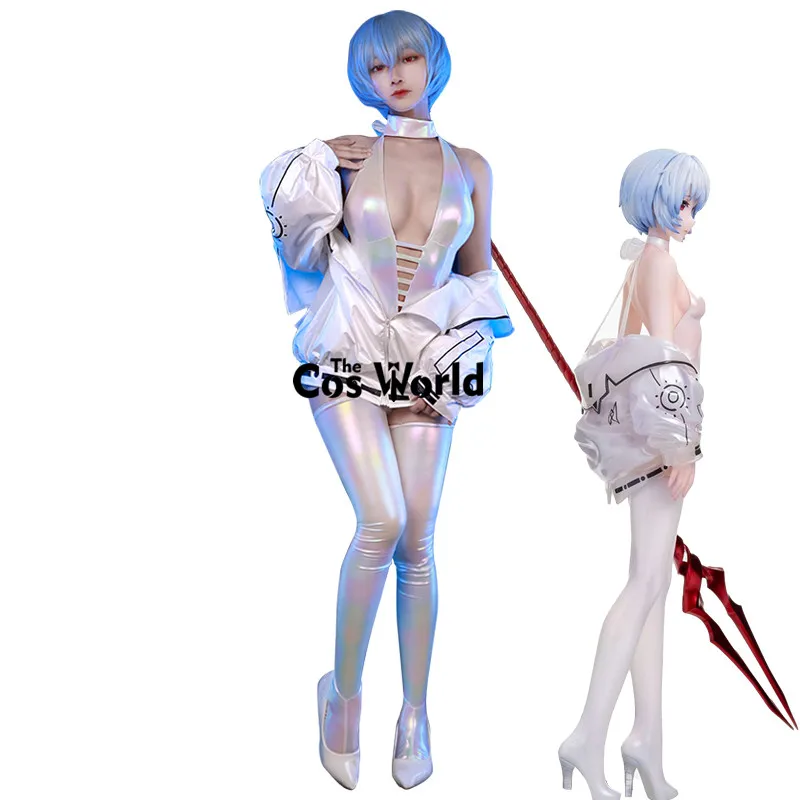 

EVA Ayanami Rei Sexy Bodysuit Outfits Games Anime Cosplay Costumes