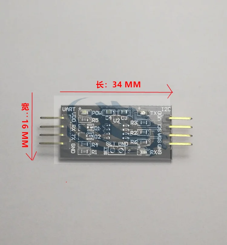 UART إلى SMBus UART إلى I2C المسلسل إلى I2C RS232 إلى I2C ، الوحدة الرئيسية التسلسلية I2C