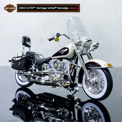 Проекционная игрушка Maisto 1:18 HARLEY-DAVIDSON 1993 FLSTN Heritage Softail из сплава, яркая игрушка, подарки, коллекция игрушек