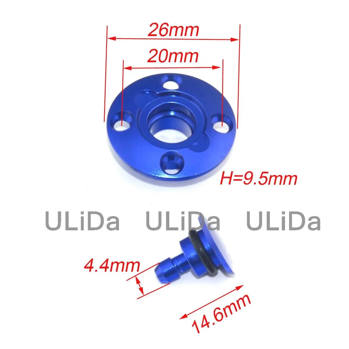 Aluminum Fuel Filler Pipe Tube Stopper Dot Line Plug Oil Connector Tank Lid Cap Cover Parts For Nitro Gas Oline RC Airplane