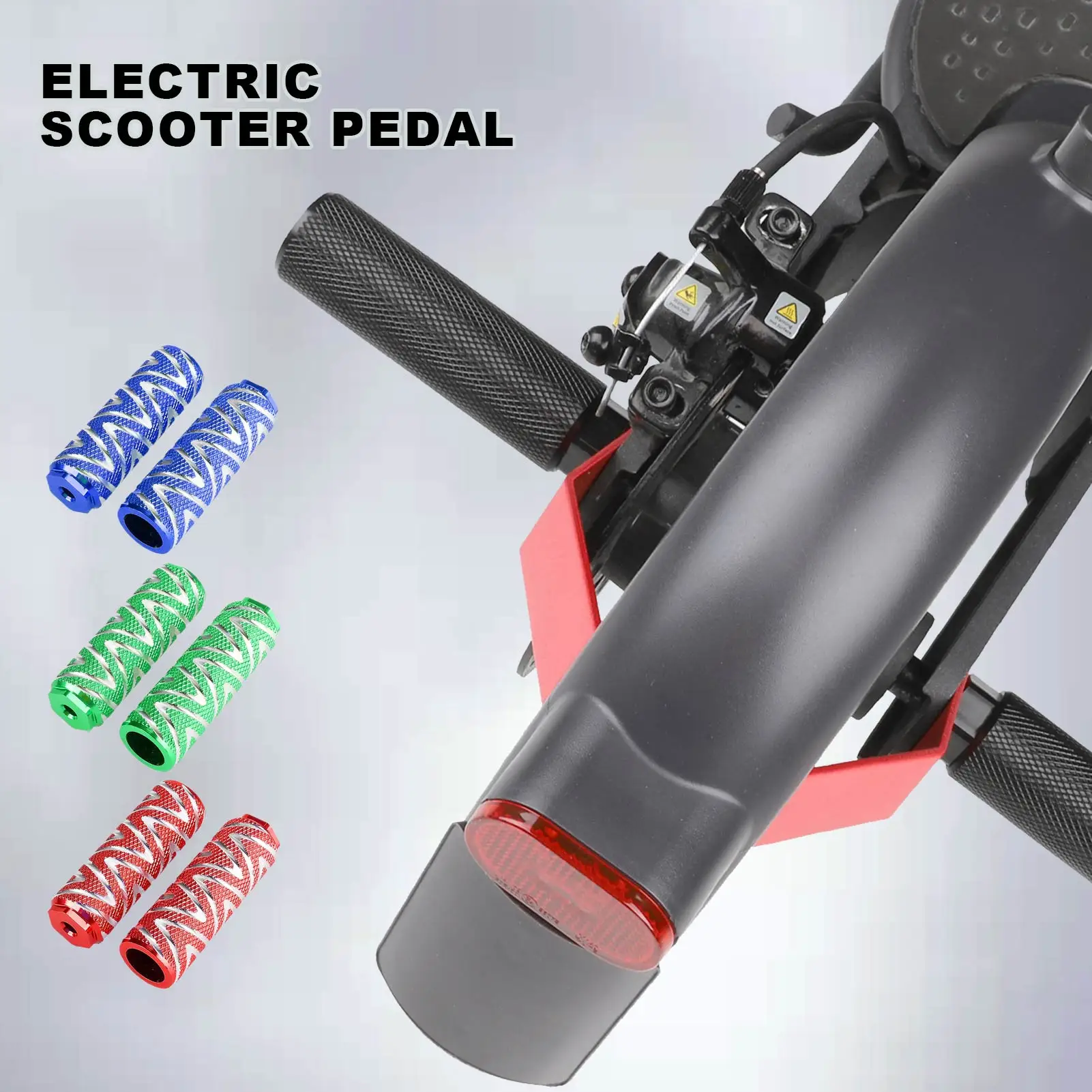 Universal Motorcycle Scooter Foot Pegs Pedals Footrest Scooter Foot-Peg Aluminum Alloy Foot Pedals For M365 Pro Pro2 1S