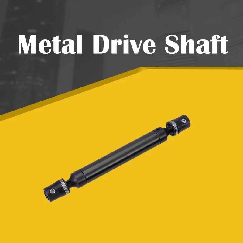 Metal Drive Shaft for 1/10 RC Crawler Car Traxxas TRX4 Axial SCX10 RC4WD D90 RC Car Part 100-130/110-140/120-160mm Black