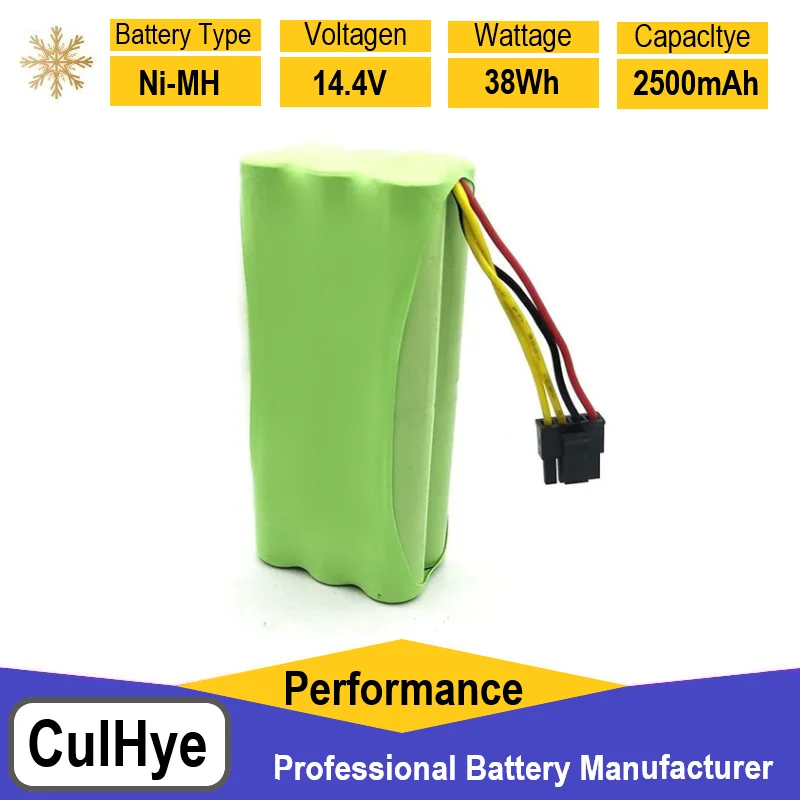 Ni-MH AA 2500mAh dla ECOVACS 14.4V akumulator Deebot Deepoo X600 ZN605 ZN606 ZN609 Midea VCR01 VCR03 odkurzacz