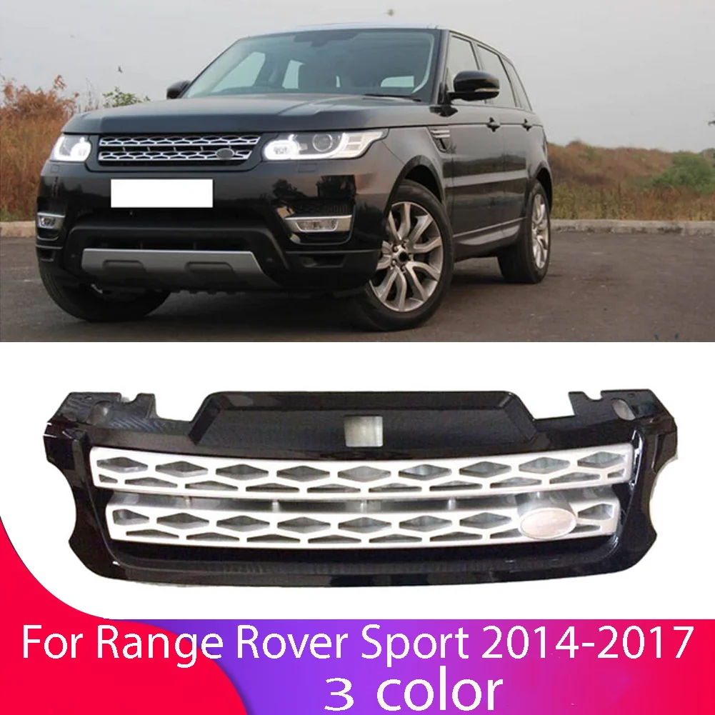 

Car Front Bumper Grille Centre Panel Exterior Styling Upper Grill logo For Land Rover Range Rover Sport L494 2014 2015 2016 2017