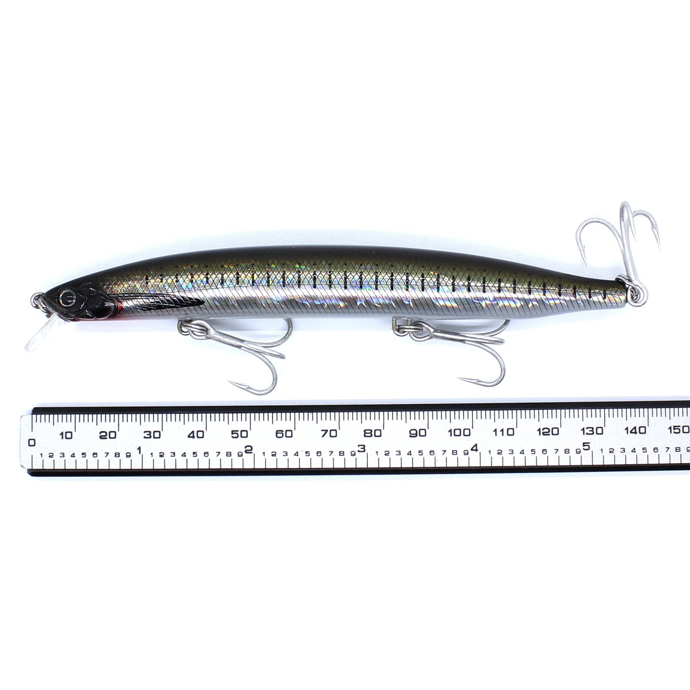 AOCLU Sinking Jerkbait Wobbler 130 mm 20,6 g Tiefe 0,8–1,8 m Harter Köder Minnow Angelköder Magnet Gewichtsübertragungssystem Meeresspiel – Detail 3