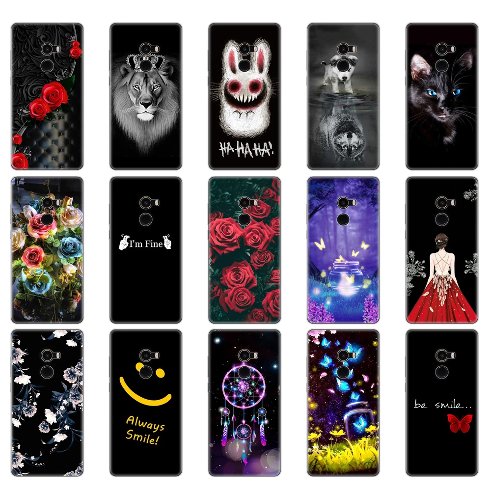 Case For Xiaomi Mix 2 Case Soft Silicone TPU Phone Cover For Xiaomi Mi Mix 2 Mix2 Back Cover Protective Coque Funda Skin