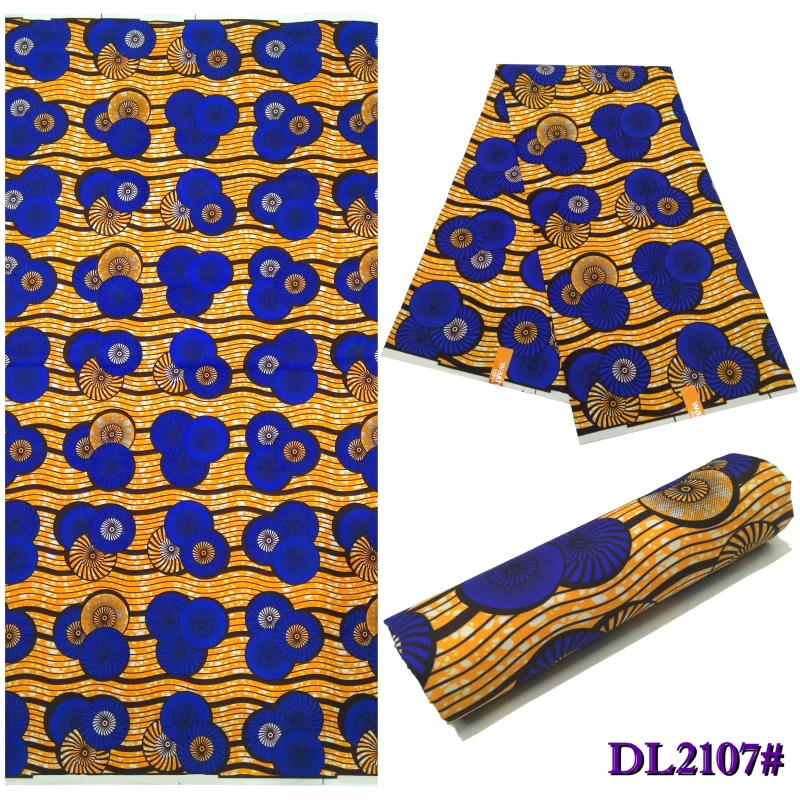 2021 New Arrival pagne african Fabric pattern Print Real Wax Fabric