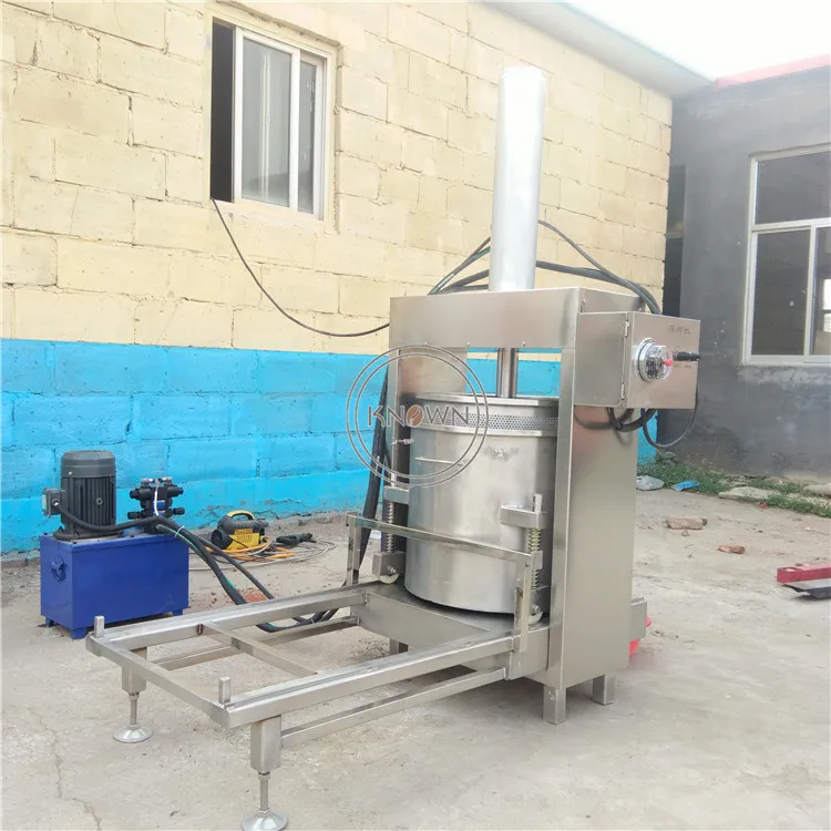 Commercial stainless steel 50L hydraulic fruit vegetable press machine juicer extractor