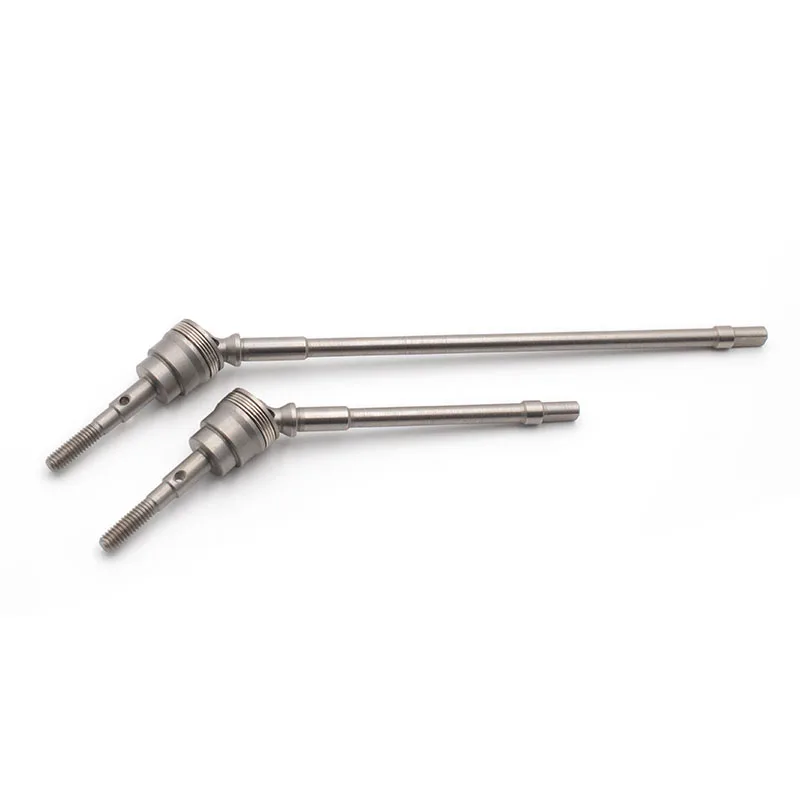 KYX Racing Hard Steel Front Axle CVD Shaft for 1/10 RC Crawler Car Axial Wraith RR10 90048 Yeti