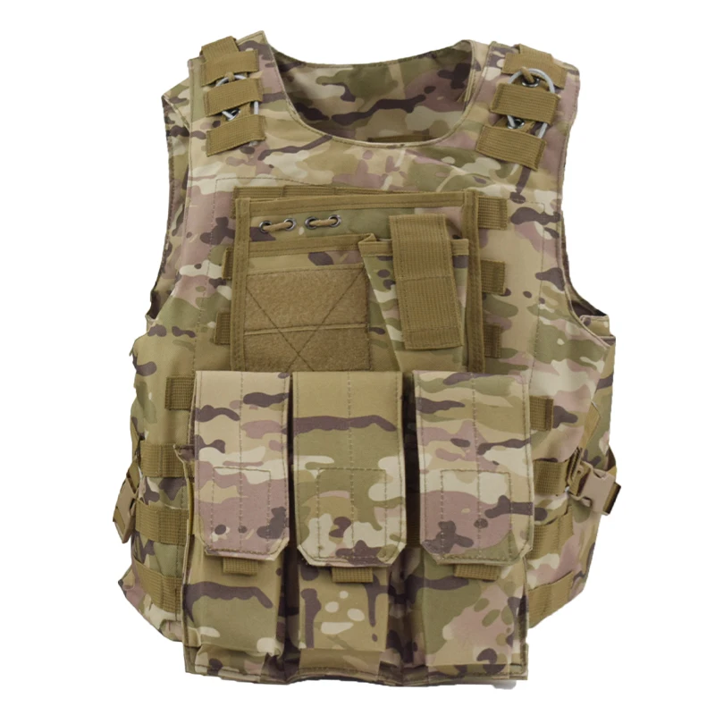 Camouflage Amphibious Vest Body Armor Hunting Airsoft Tactical Molle Vest Combat Training Vest