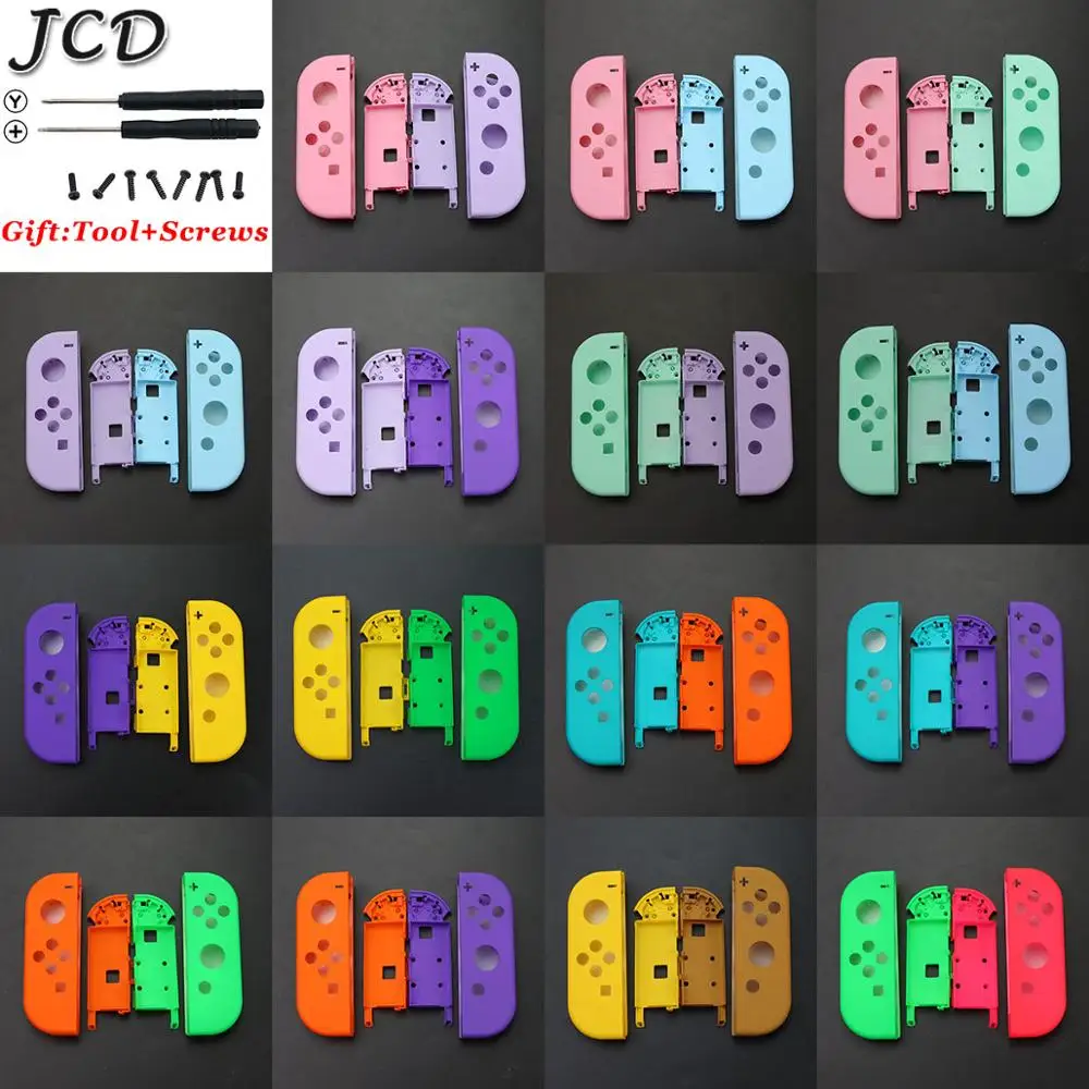 JCD DIY Replacement Housing joy-Con Shell Case Set for Switch NS NX Console and Right Left Switch Joycon Controller Shell