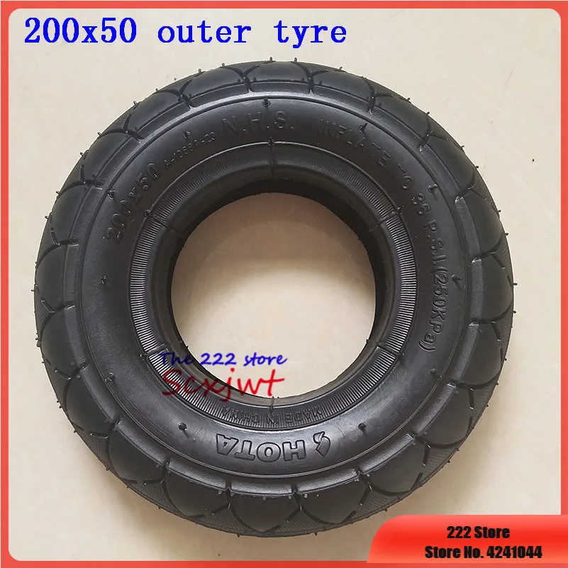 40 pcs 200x50 Electric Scooter outer Tyres 8