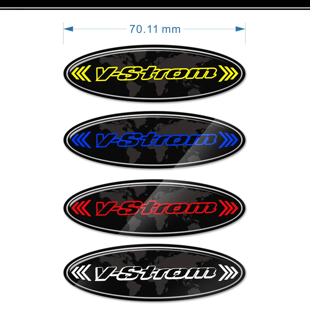 Emblem Badge Logo V STROM 1050XT For Suzuki V-STROM DL 1000 650 250 1050 XT Tank Pad ADVENTURE Stickers