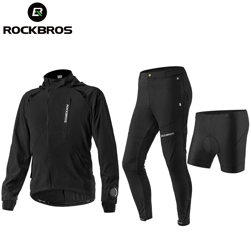 Rockbros Herren Rad trikot Set atmungsaktive Kurzarm Fahrrad jacke Sport hemd Fahrrad Lätzchen Kleidung Motorrad Trikot Anzug