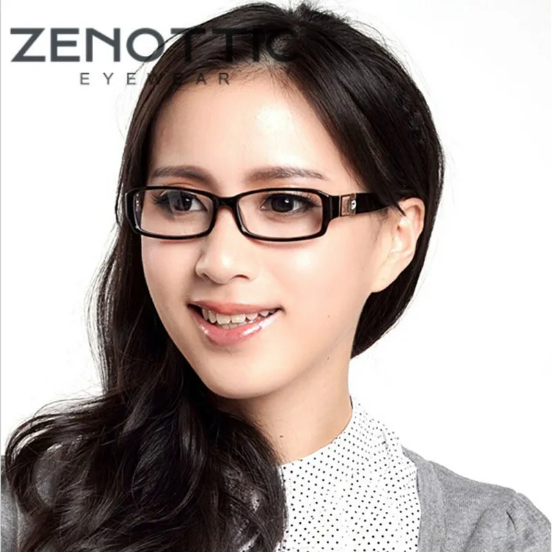 ZENOTTIC Acetate Eyeglasses Frame For Women Optical Glasses Full Frame Spectacle Oculos De Grau Prescription Myopia Eyewear