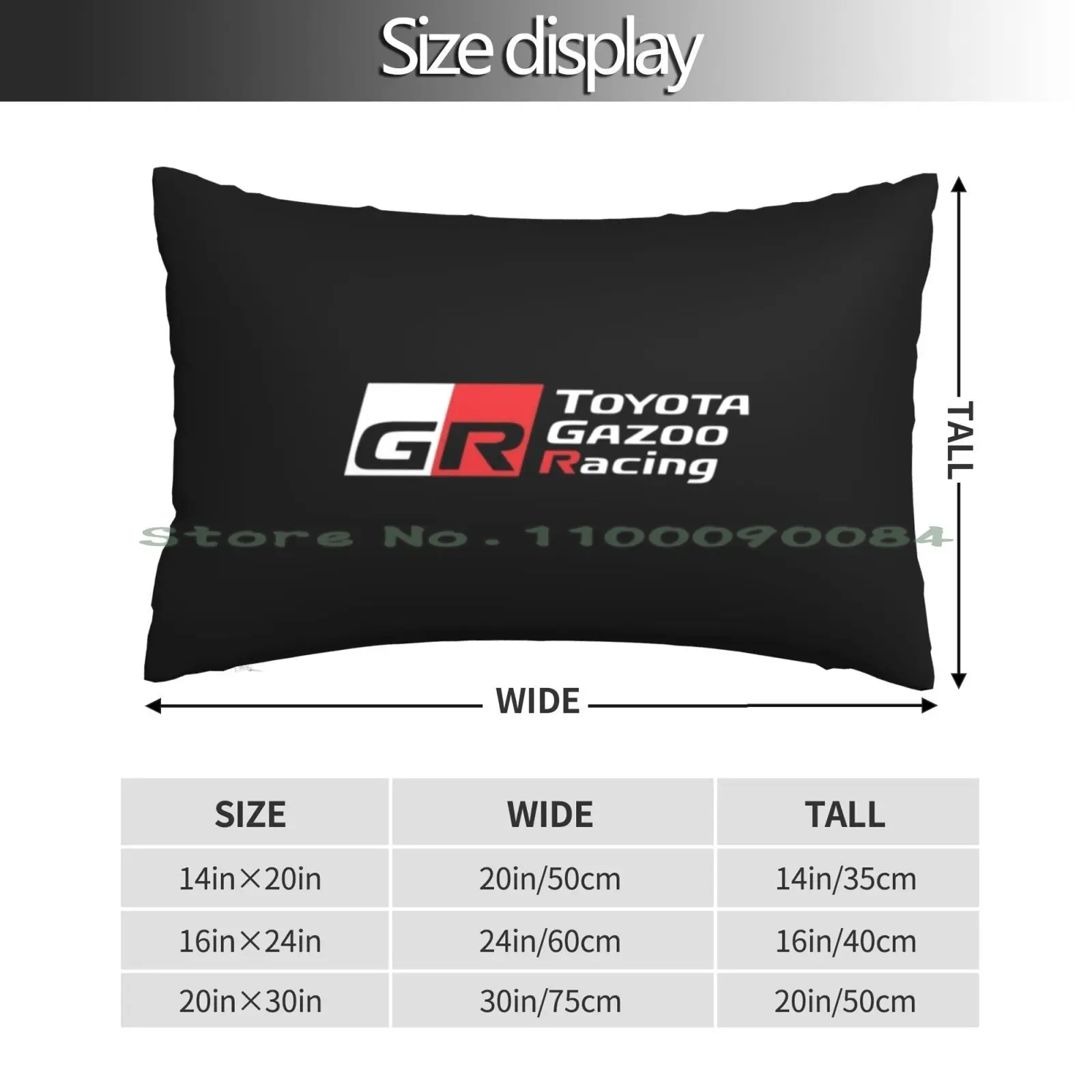 Best Seller Gazoo Racing Pillow Case 20x30 50*75 Sofa Bedroom Supernatural Spn Always Keep Fighting Never Give Up Positive