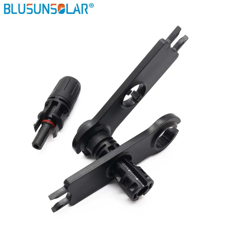 Freies Verschiffen 1 Paare/los 1500V Connector Tools Schwarz Spanner/Schlüssel In Gute Qualität