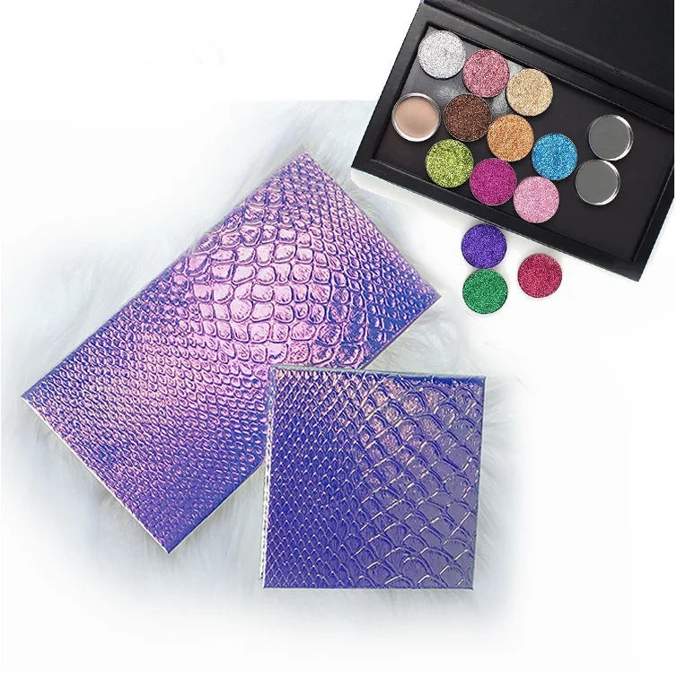 

Hot Makeup Palette Eyeshadow Empty Magnetic Palette Glitter Fish scale Patterns Eyeshadow Case Cosmetic Containers