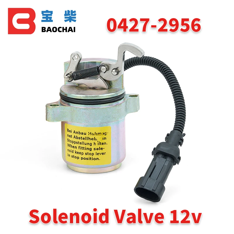 0427 2956 solenoid valve 12v for Deutz diesel generator set