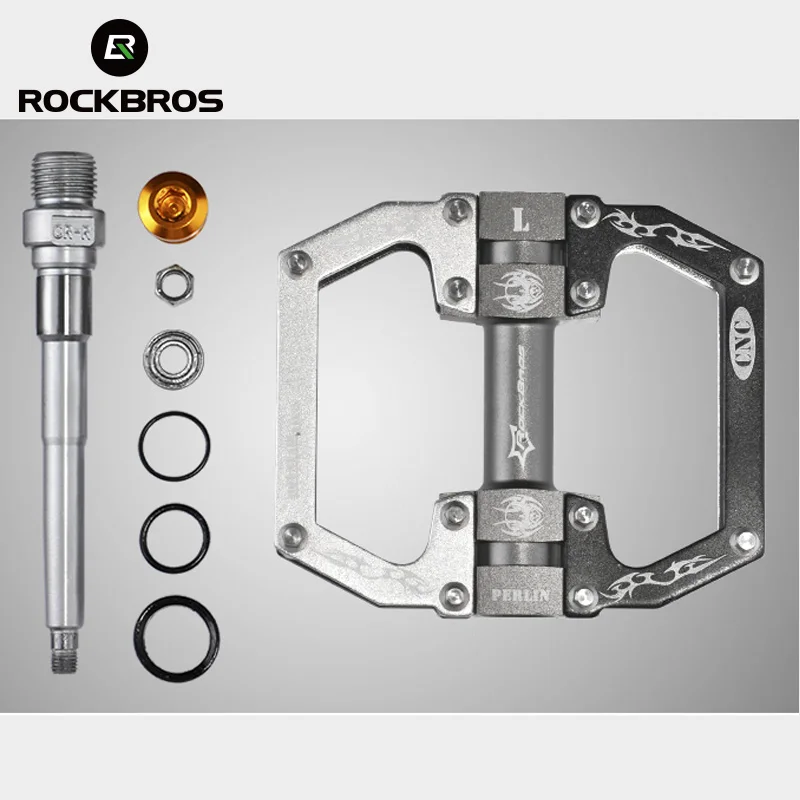 ROCKBROS Ultralight Professional Hight Quality MTB Mountain BMX Bicycle Bike Pedals Cycling Sealed Bearing Pedals Pedal 5 Colors