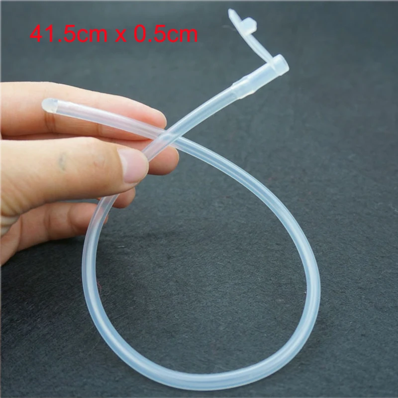 Silicone 5mm 41.5cm Super Long Hollow Penis Plug Fetish Urethral Dilators Catheters Sounds Penis Stretching Sex Toys for Men Gay