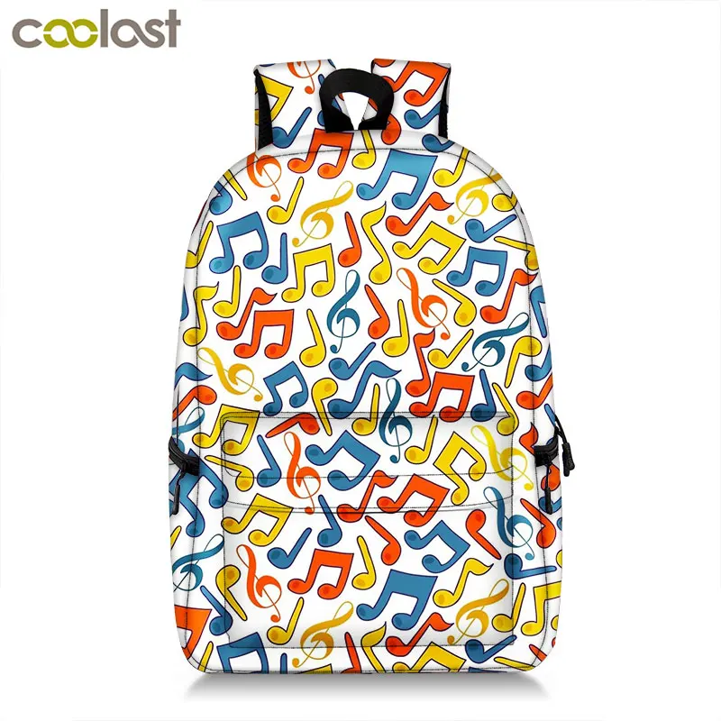 

Musical instrument note backpack jazz saxophone piano rucksack women men laptop backpack travel bag teenage school backpacks bag