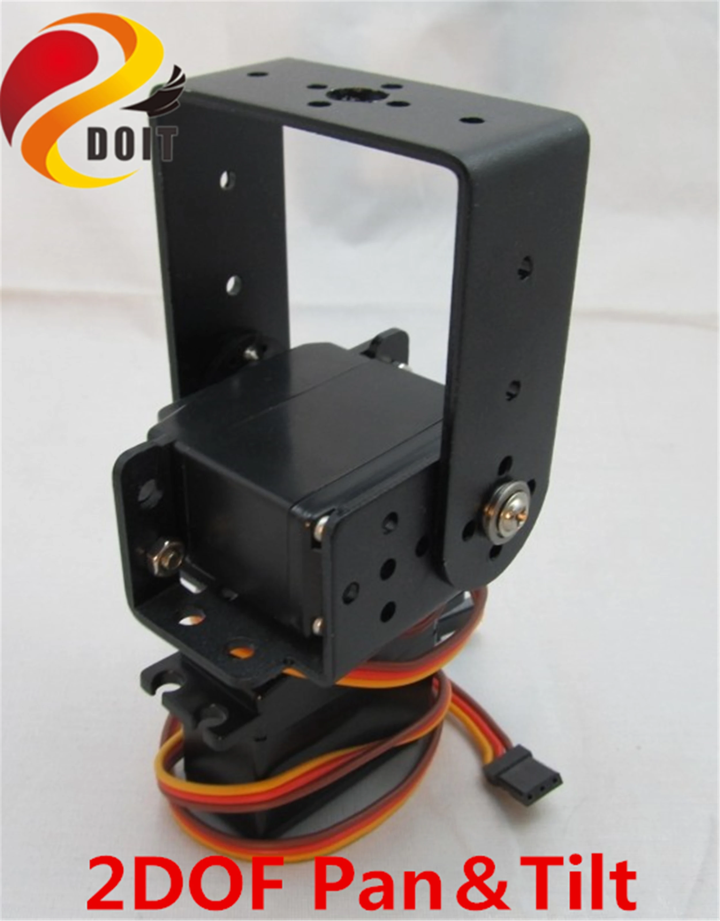 SZDOIT A Set Metal 2DOF Pan＆Tilt Camera Mount 2pcs High Torque Servo Bracket Robot Joint Swing DIY for Arduino
