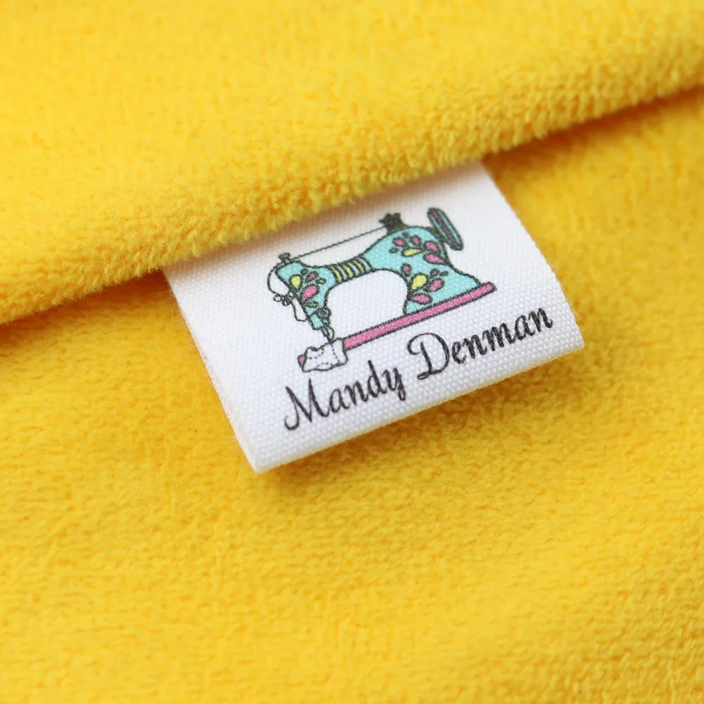 

Custom Sewing label, Handmade Tags, Custom kids Name Labels,Cotton Ribbon labels, Logo Labels(MD0015)