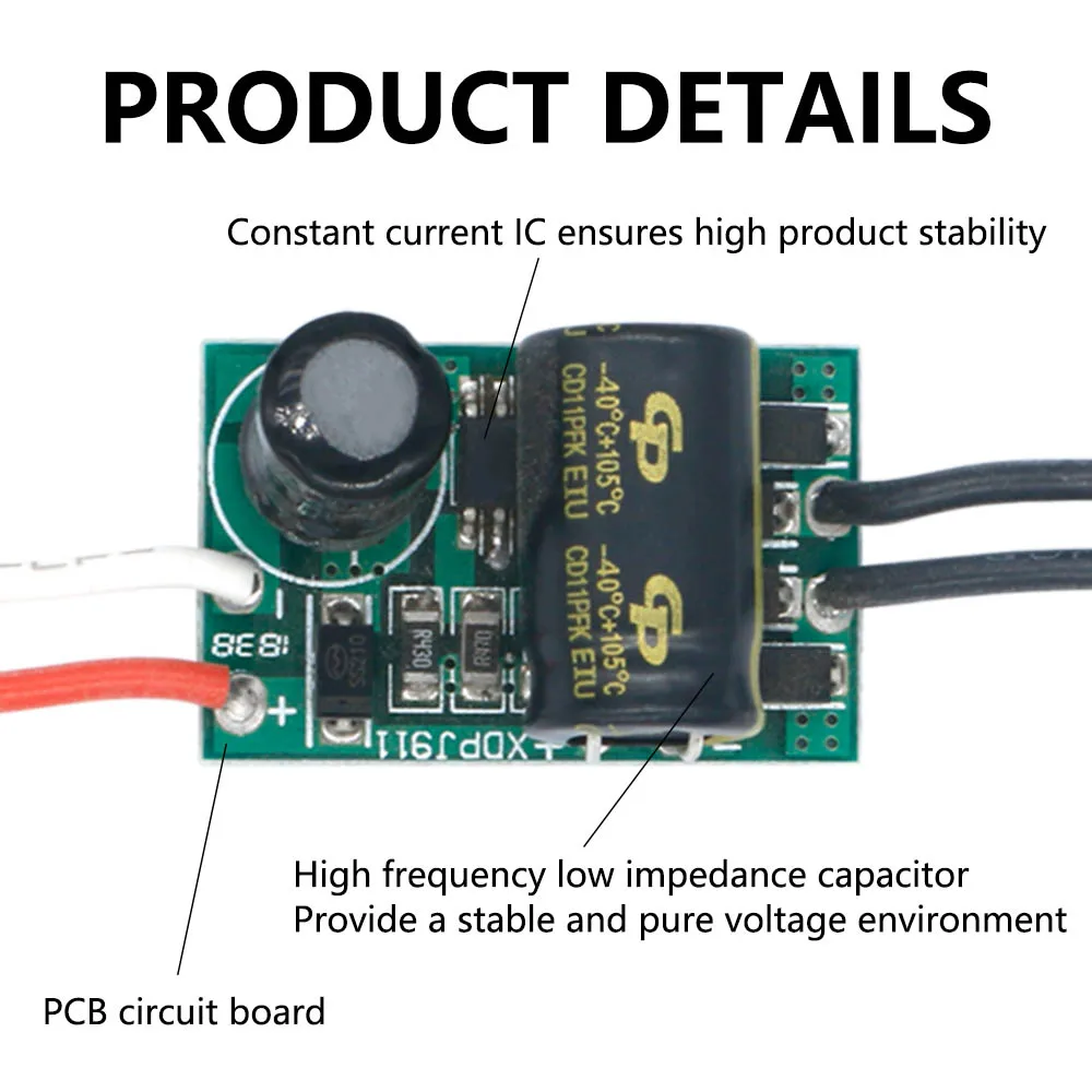 Unidad de fuente de alimentación LED, transformadores de iluminación, 5 uds., 250mA, 300mA, 600mA, 900mA, 1200mA, 2000mA, DC12-24V