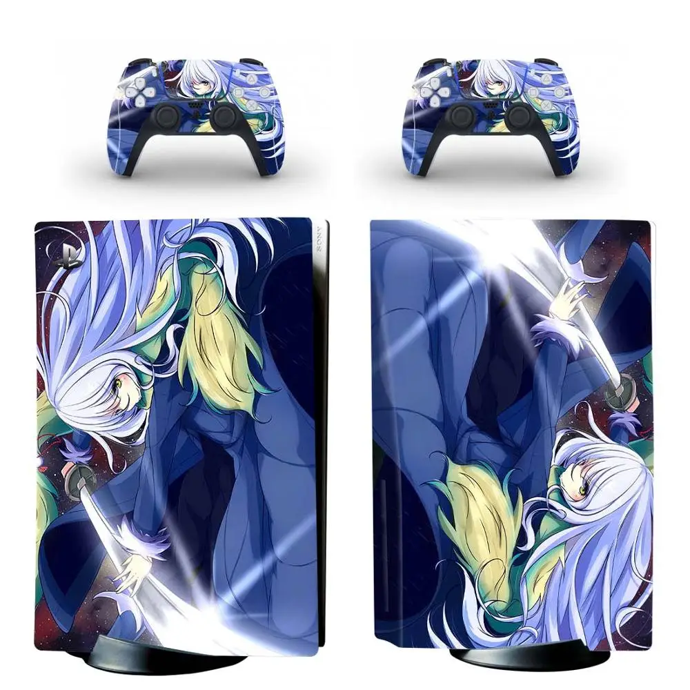 Reincarnated As A Slime PS5 Standard Disc Edition Skin Sticker Decal for PlayStation 5 Console & Controllers PS5 Skin Sticker