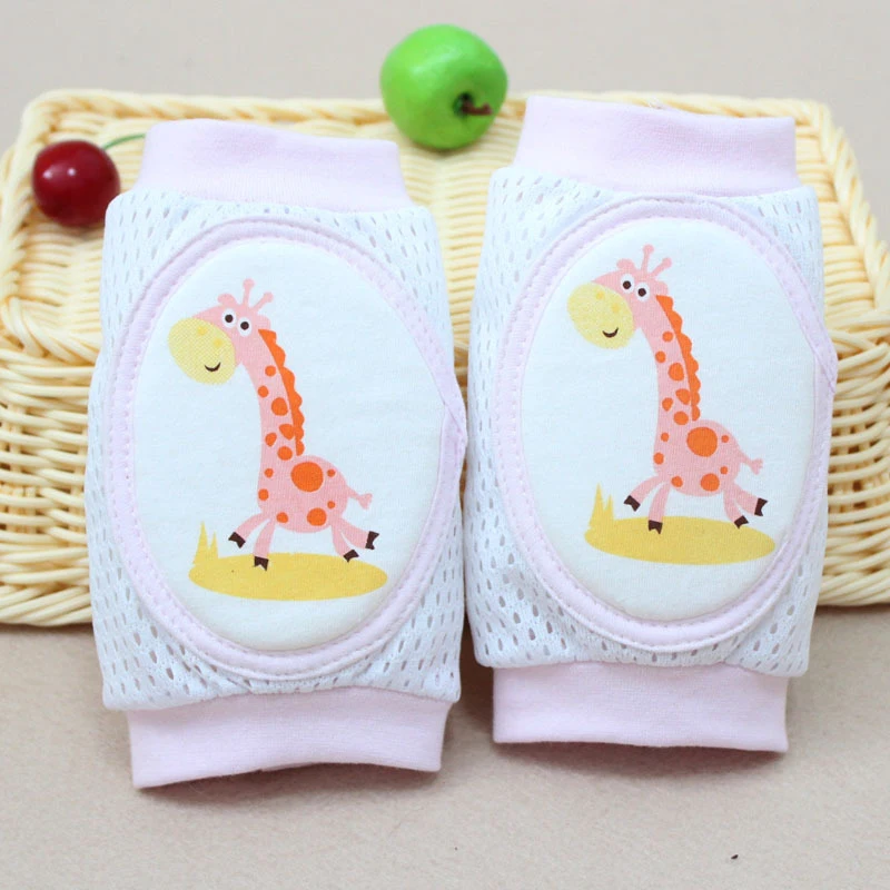 Cartoon Baby Knie Pads Anti Slip Mesh Kissen Krabbeln Schutz Baumwolle Kinder Kniescheiben Kinder Für Grils Jungen Beinlinge 0-3Y