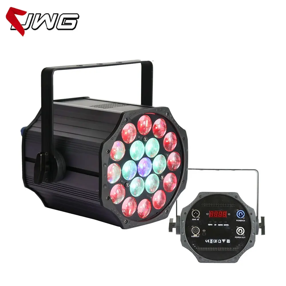 

Free Shipping Zoom Circle Effect Individual Control 19x12W RGBW 4in1 LED Par Light O-sram Lamp For Stage Disco DJ Light