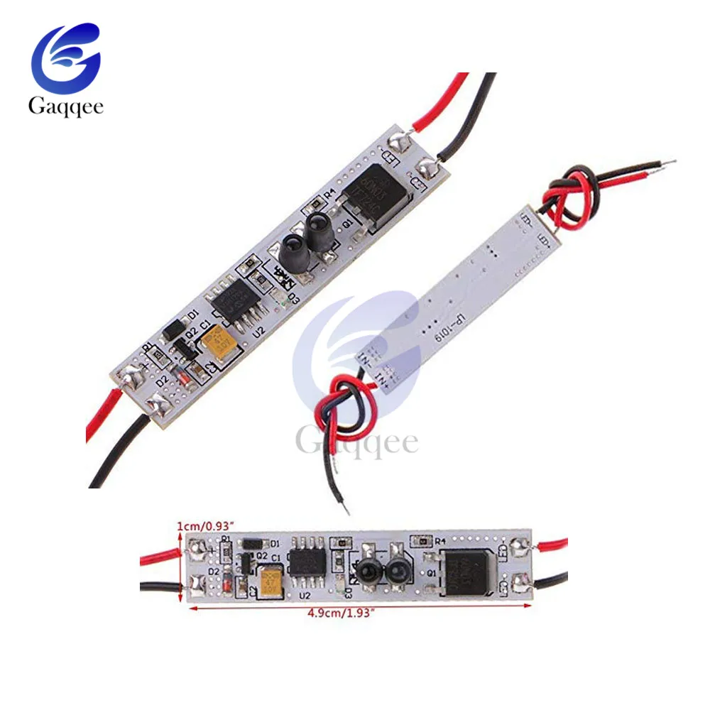 LP-1019 Module 5A Body Sensor Detection Sensing Switch LED Strip Light Dls HOmeful Electric Applications LED IR infrared