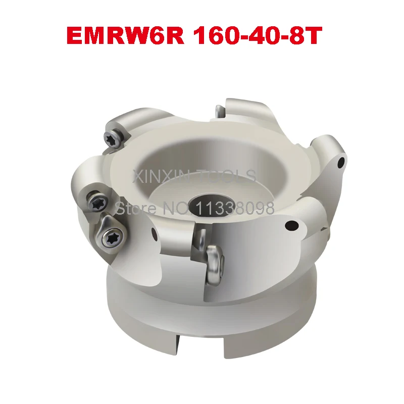 EMRW6R 160-40-8T Face End Milling Cutter Indexable Flat Roughing Cutting ,CNC Milling Cutter