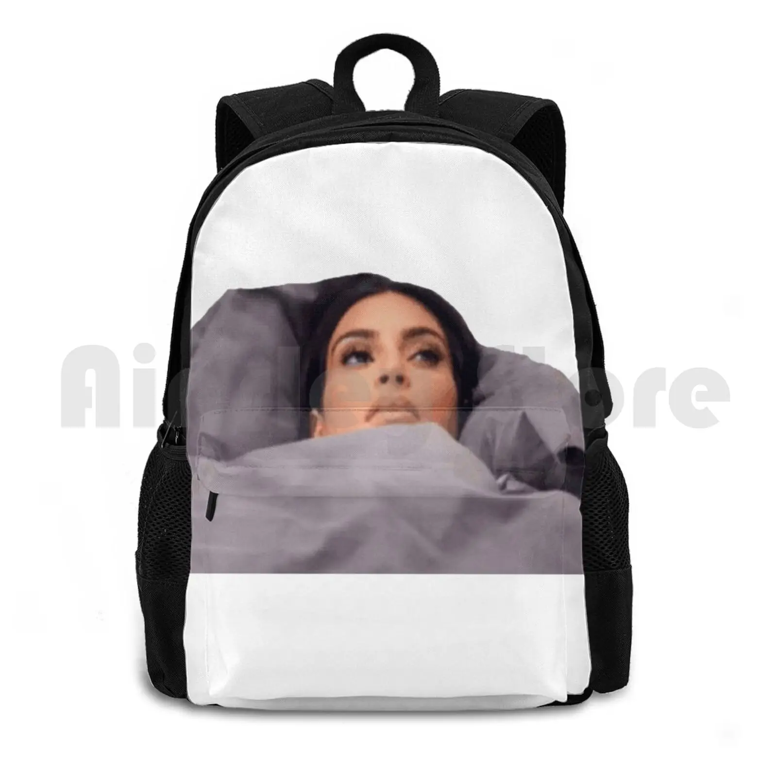 Outdoor Hiking Backpack Riding Climbing Sports Bag Kris Jenner Funny Meme Cute Tumblr Hipster Nerd Geek Humor Cool Popular