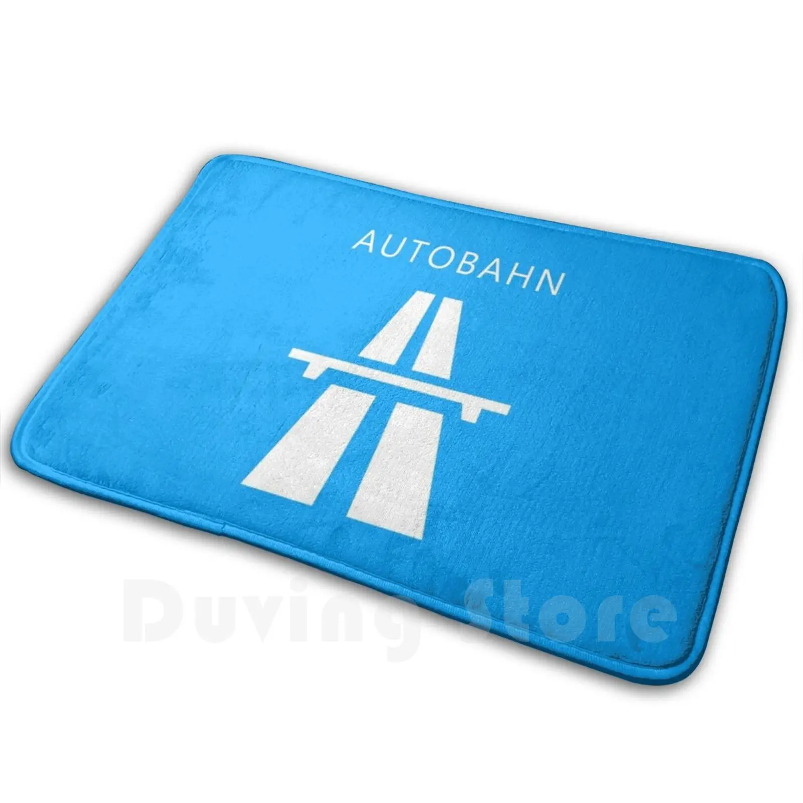 Autobahn Highway Carpet Mat Rug Cushion Soft Non-Slip Autobahn Electronic Music Band German Germany Pop Car Kraftwerk Non