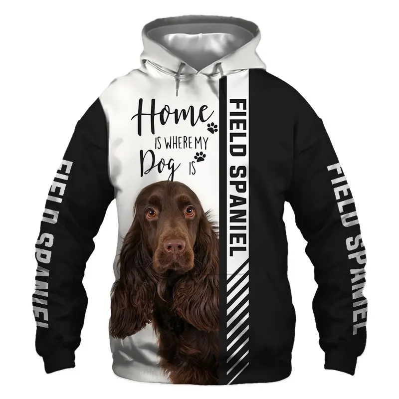 

Animal Field Spaniel Dog 3D Printed Jacket Men/Women Harajuku Hoodie Unisex Casual Streetwear Sweatshirt Pullover Sudaderas D8