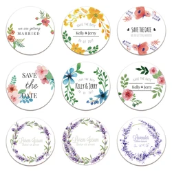 Customize your LOGO wedding sticker birthday party sticker personalized design label gift box sticker seal sticker self-adhesive