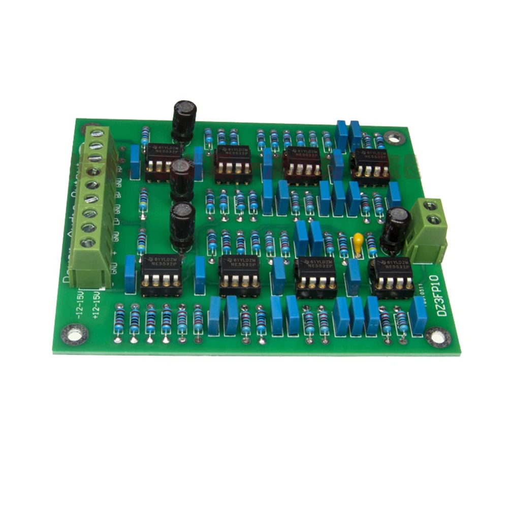 NE5532 Preamp Board NE 5532 Op Amp Adjust Customized 3 Channel Three Frequency Divider Crossover Treble Midrange Bass DIY Kit