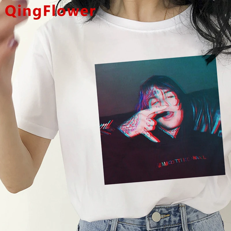 Lil Peep clothes t shirt female tumblr casual kawaii aesthetic couple clothes tshirt top tees graphic tees women harajuku