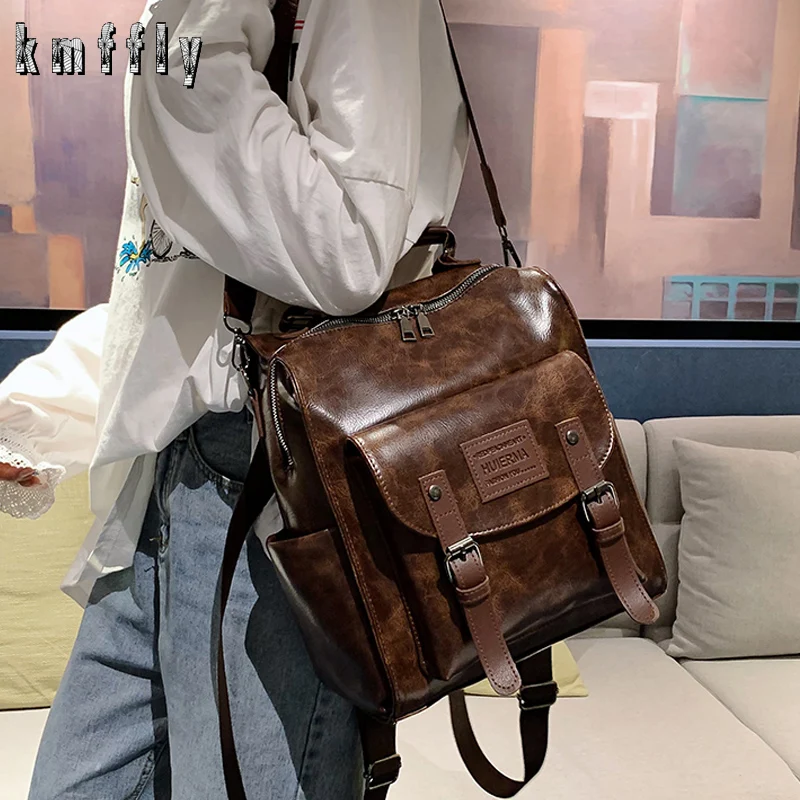 2023 moda damska plecak wysokiej jakości młodzieżowe plecaki ze skóry PU dla nastoletnich dziewcząt kobieca szkolna torba na ramię Bagpack mochila